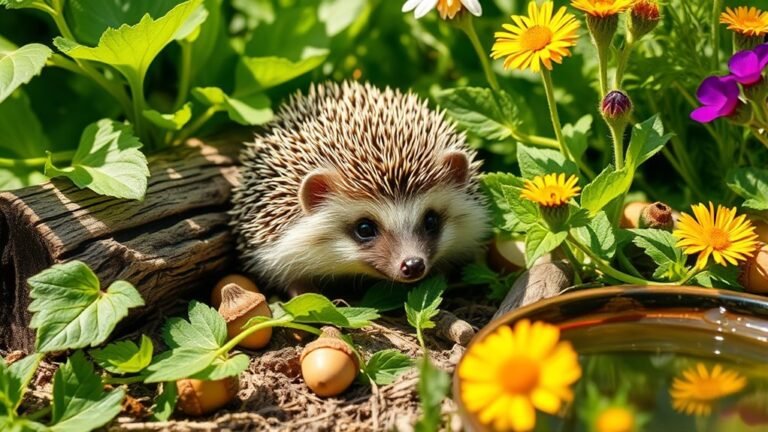 attracting hedgehogs for luck