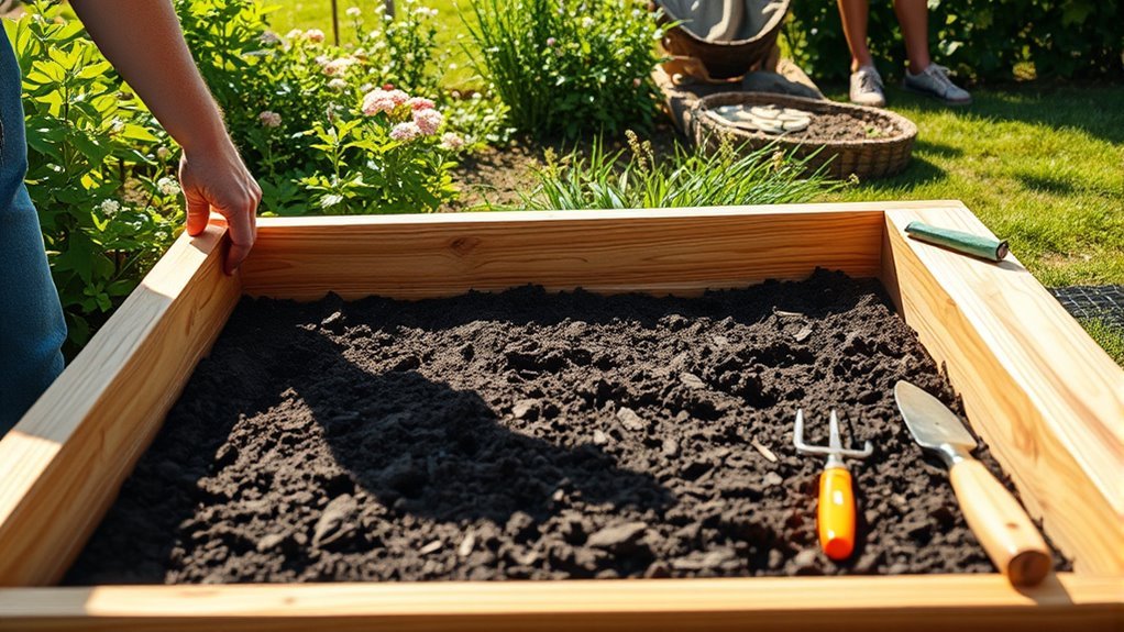 build a raised garden