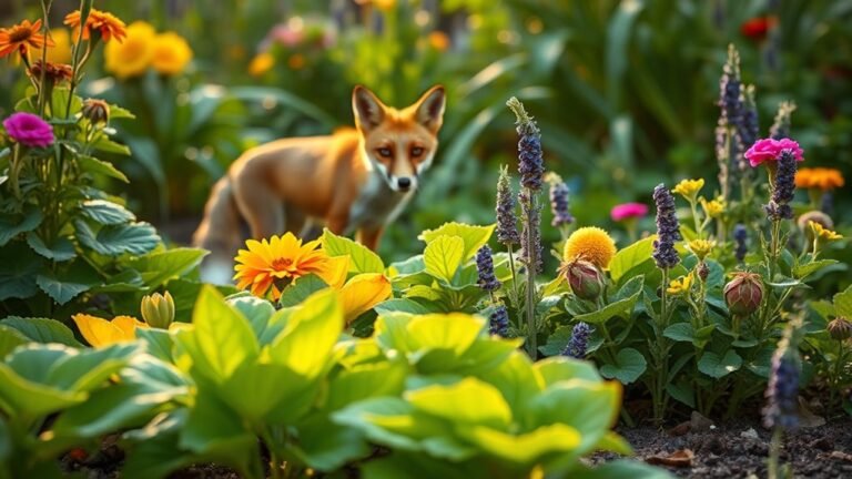 deter foxes from gardens