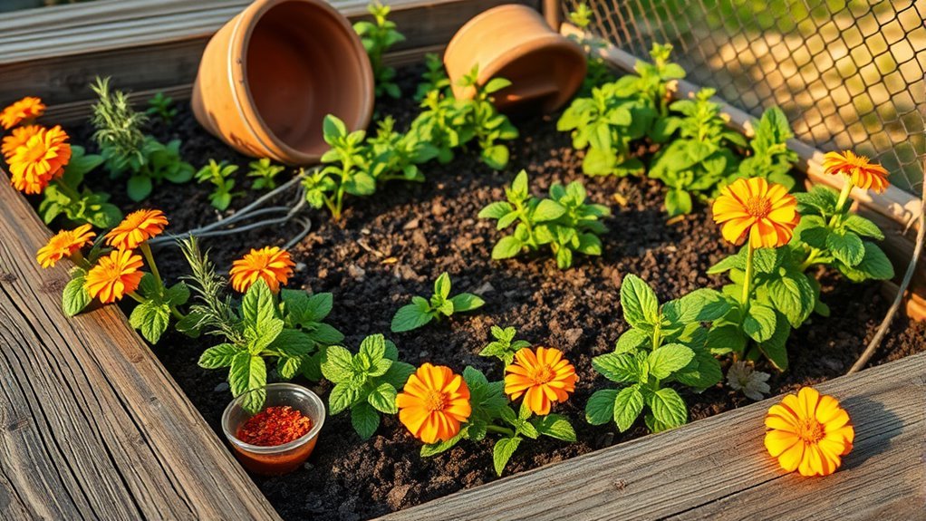 deter rats from garden