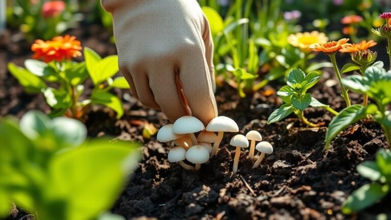 eliminate garden mushrooms fast