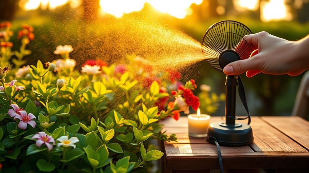eliminate midges from garden