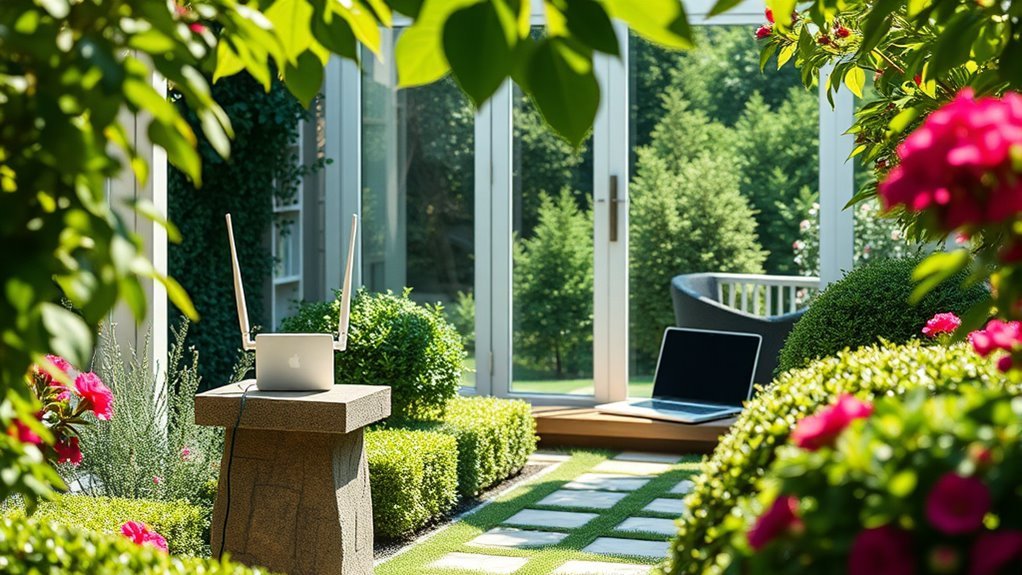 garden office wifi setup