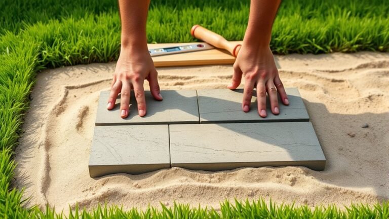 laying garden slabs easily