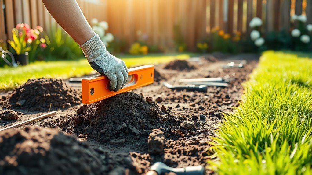 leveling your garden easily