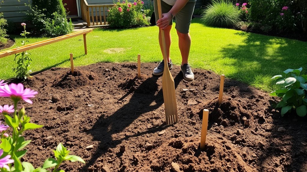 manual garden leveling guide
