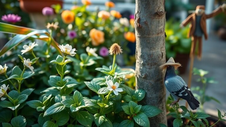 pigeon deterrent garden strategies