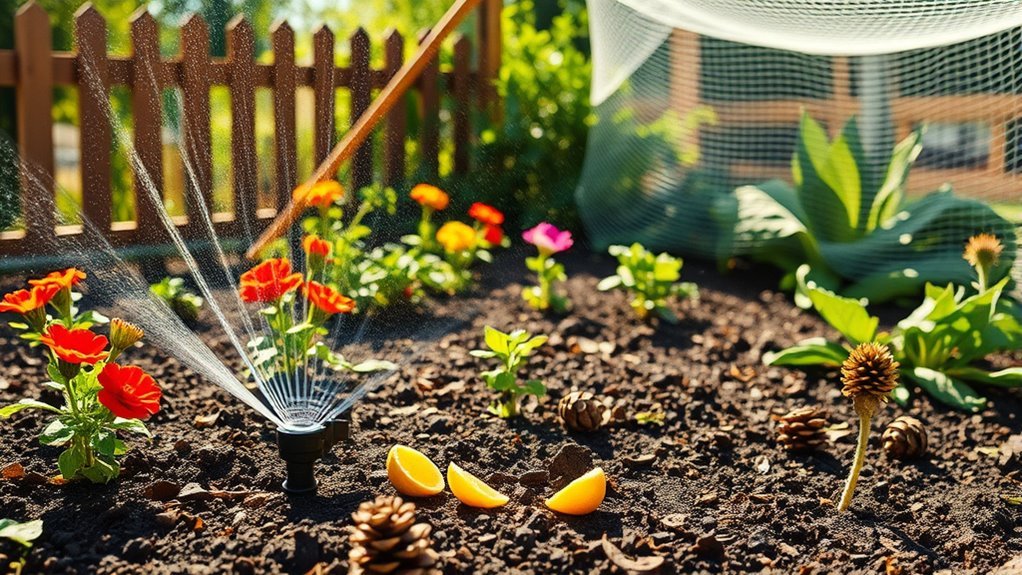 prevent cats in garden