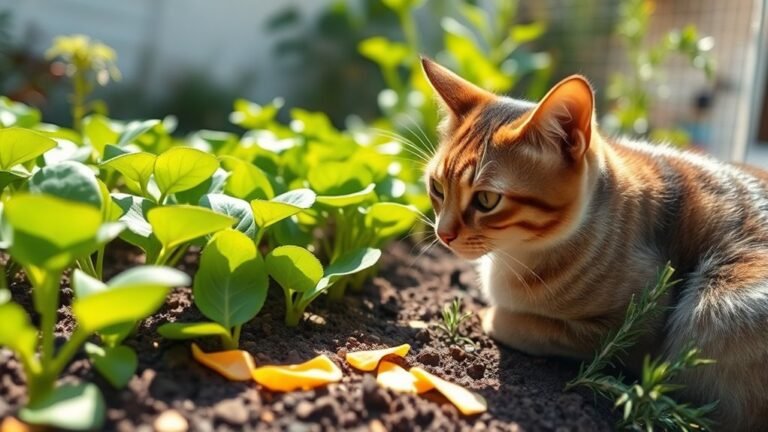 prevent cats in garden