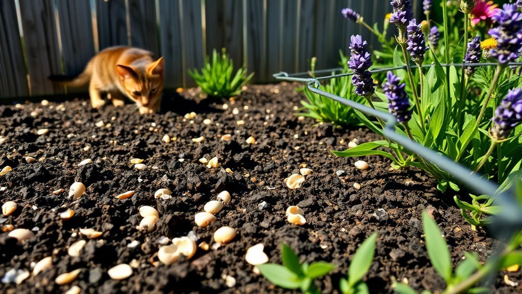 prevent cats in garden