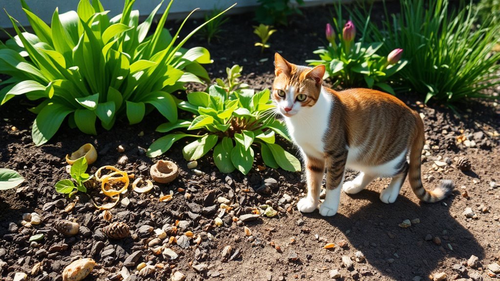 prevent cats in garden