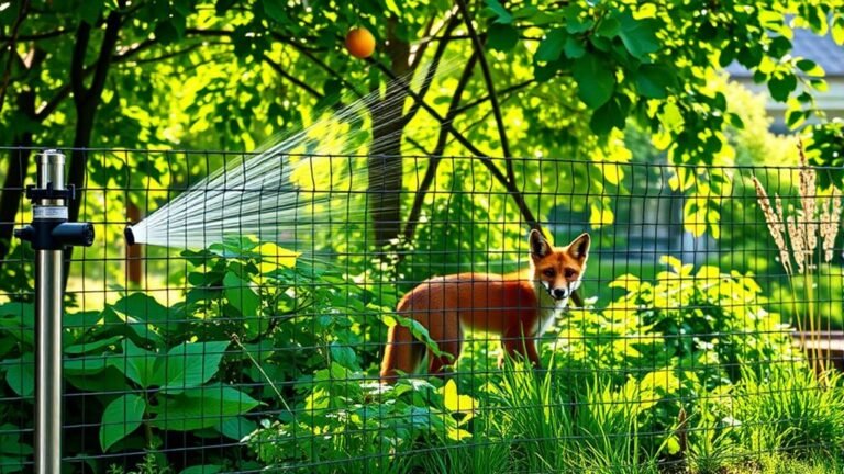 prevent foxes in garden