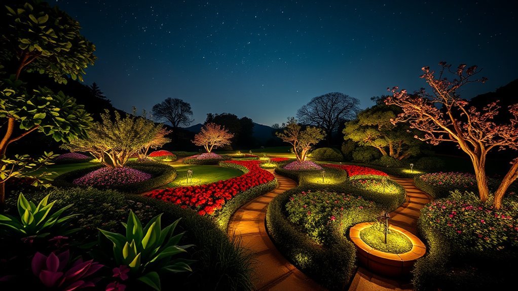 top night garden viewing spots