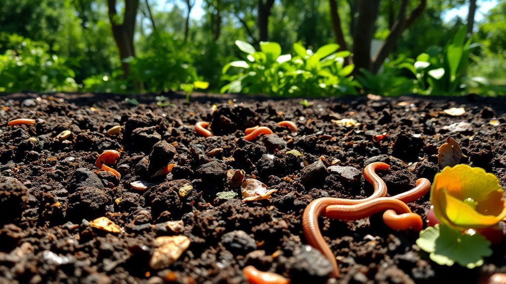 add organic matter for drainage