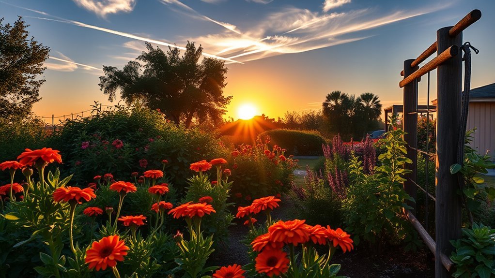 afternoon sun challenges plants