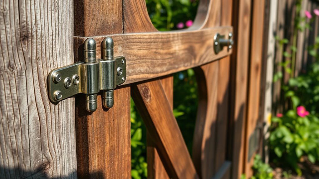 attach hinges and align