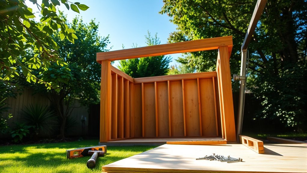 build garden shed easily