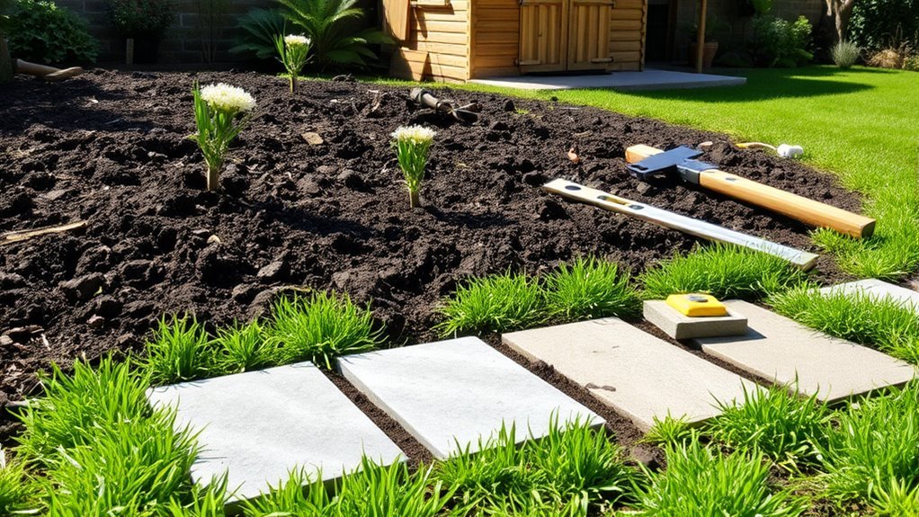 clear level and prepare surface