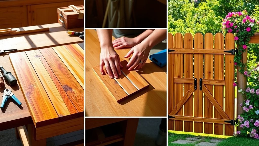 constructing a garden gate