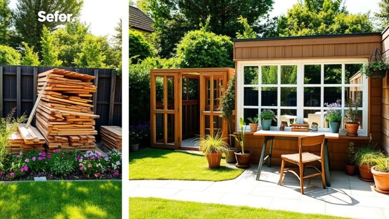constructing a garden workspace