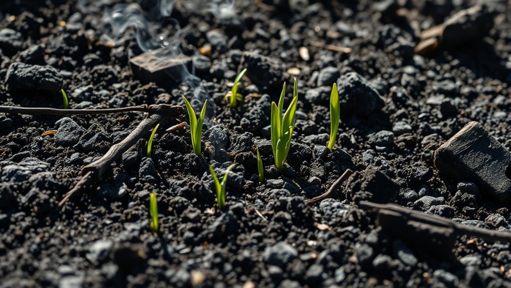 fire ash balances soil ph