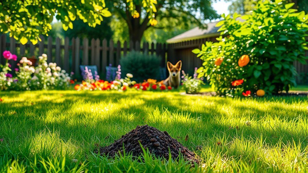 foxes mark territory quietly
