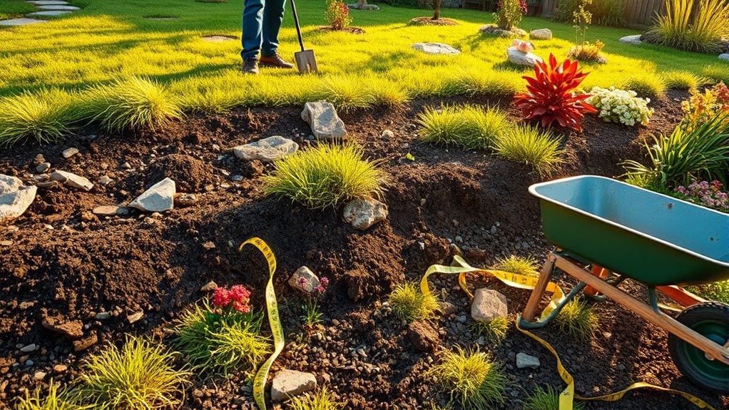 garden leveling cost factors