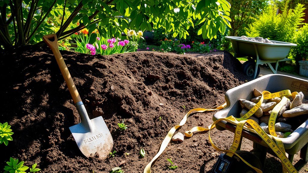 garden leveling cost factors