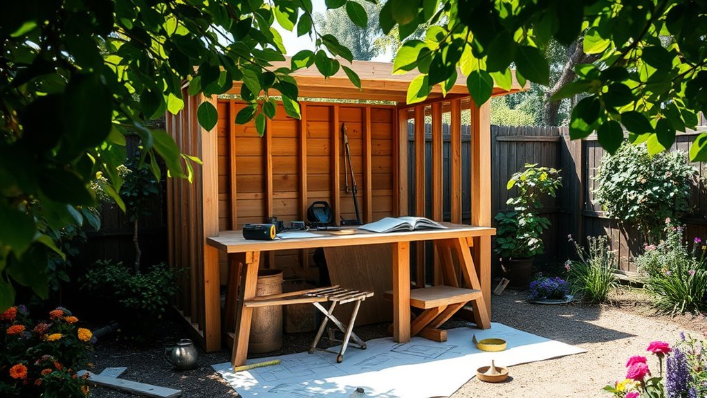 garden shed size planning