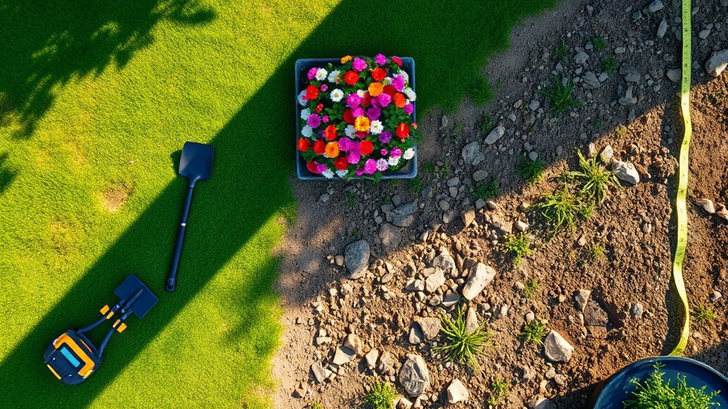 garden size influences leveling cost
