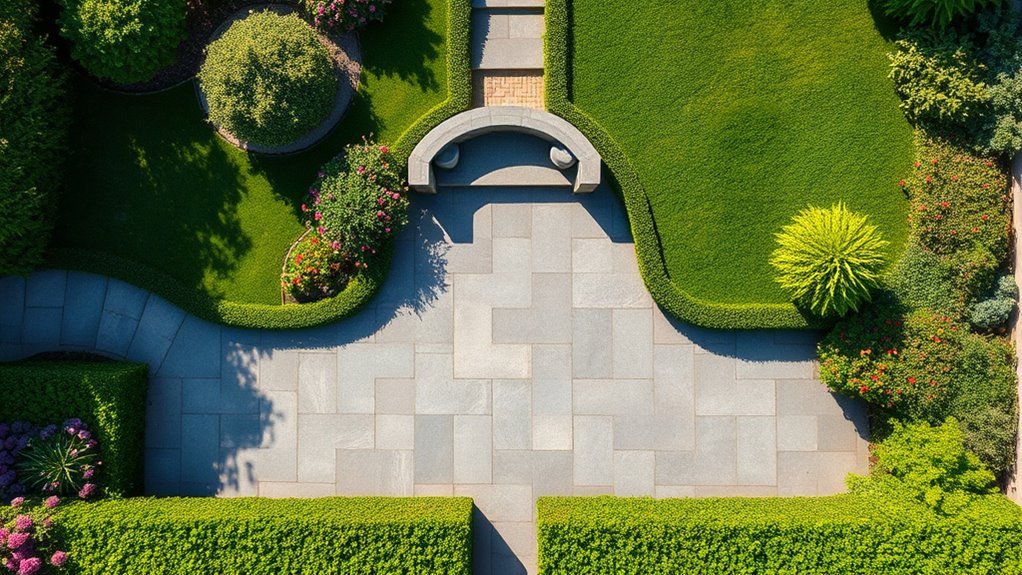 garden size influences paving space