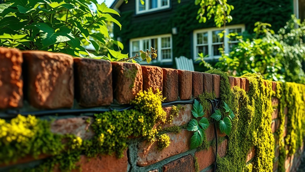 garden walls often covered automatically