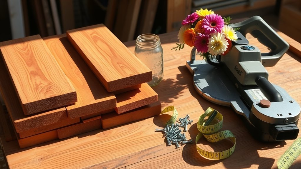 gather tools and materials