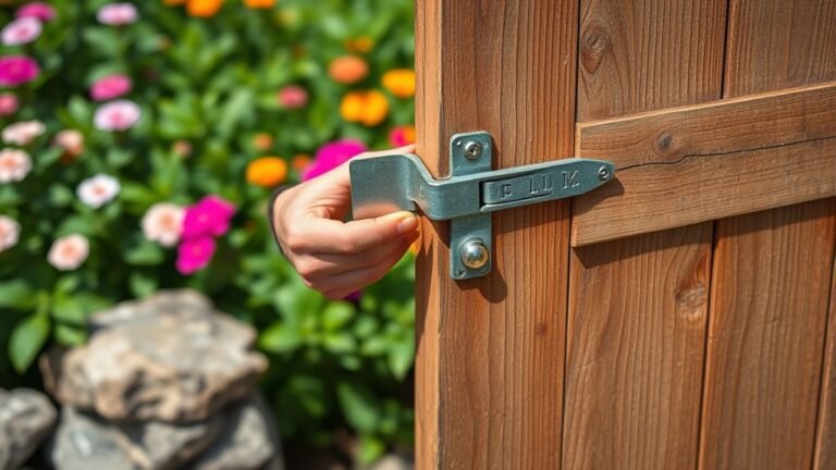 hang garden gate easily