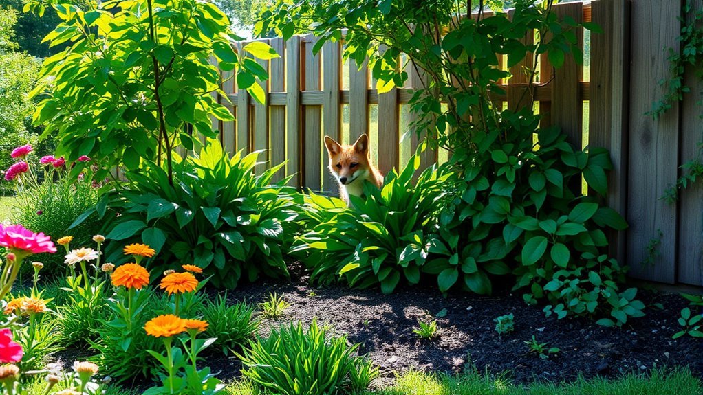 herbs and oils repel foxes