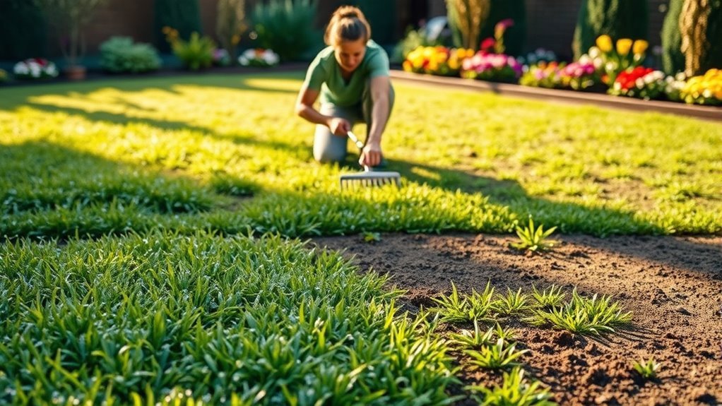 leveling garden soil easily