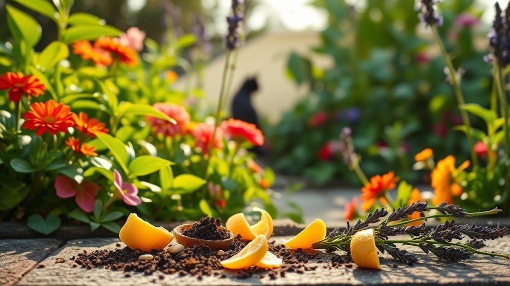 natural garden cat deterrents