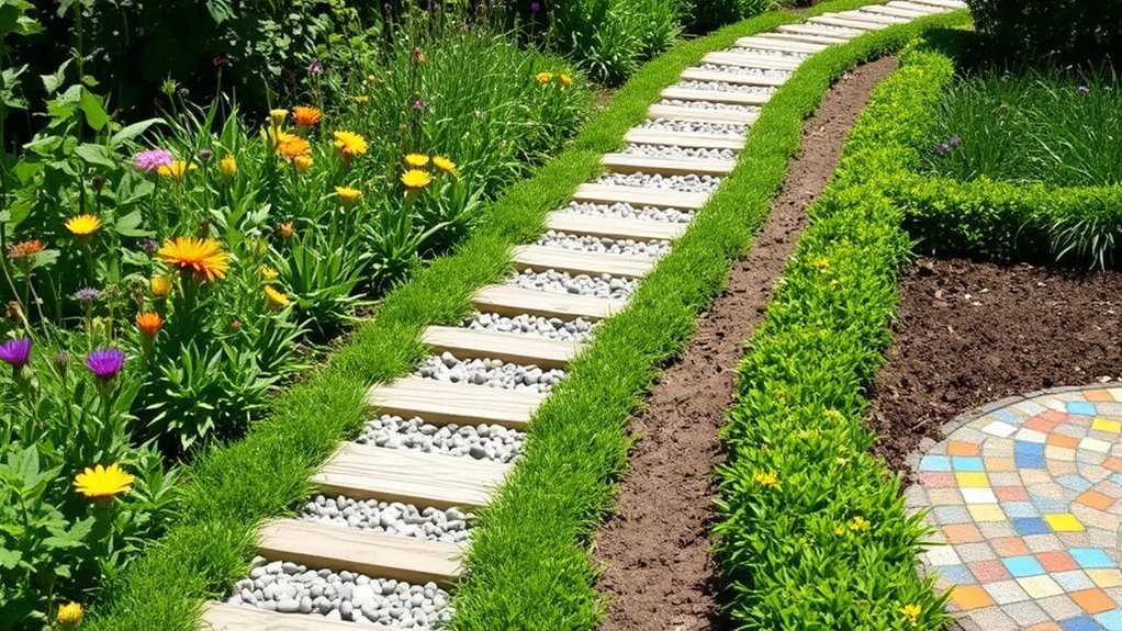 optimal garden walkway widths