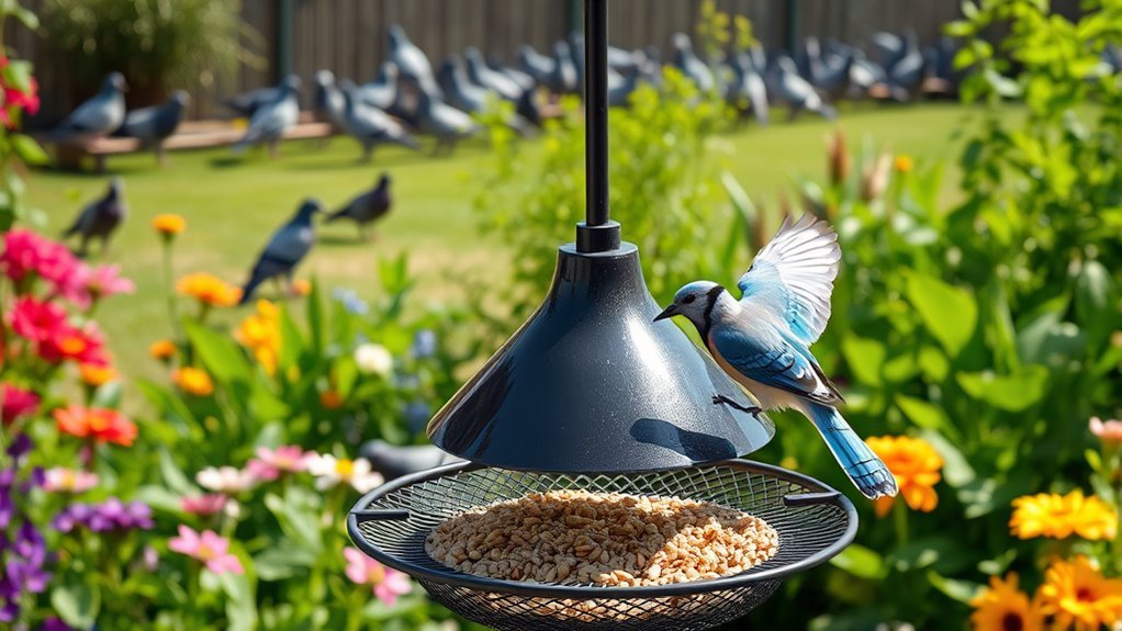 pigeon proof bird feeder options