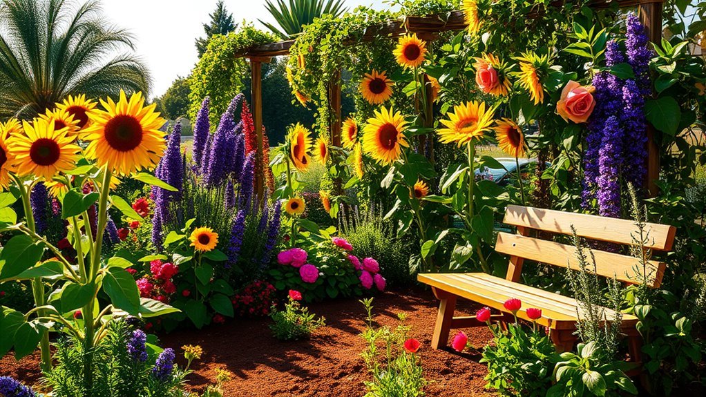 plants thriving in full sun