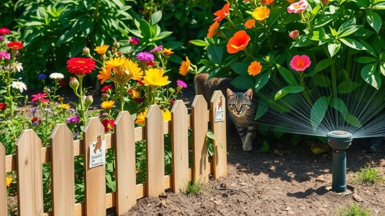 prevent cats from gardening