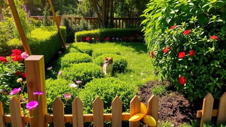 preventing cat garden defecation