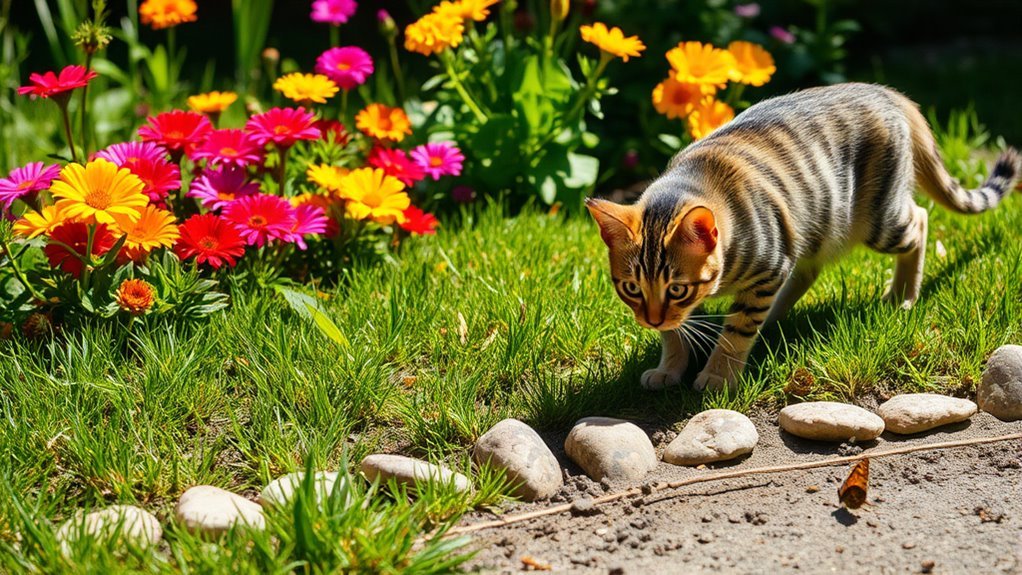 preventing garden cat waste