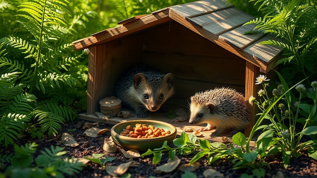 provide safe food shelter habitats
