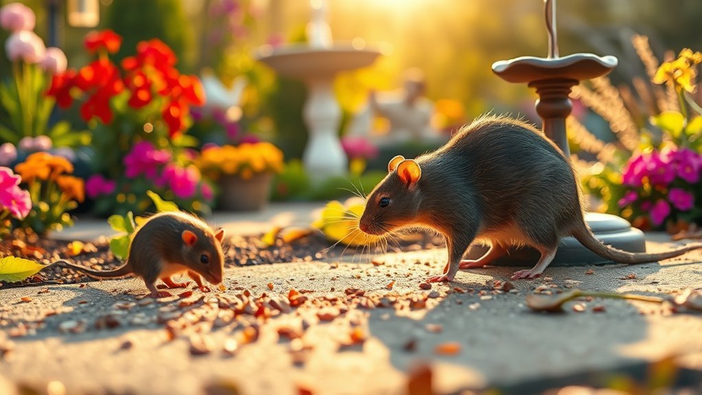 rats lose food source