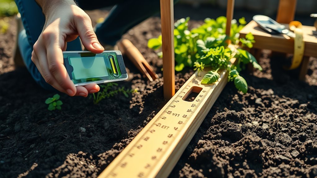 simple tools for garden leveling