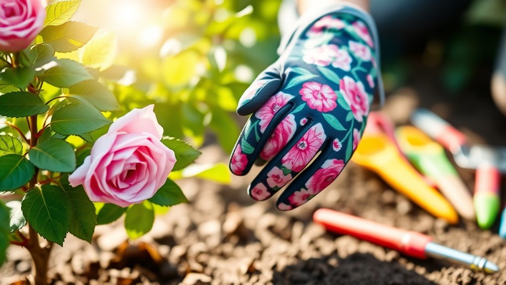 stylish women s gardening gloves