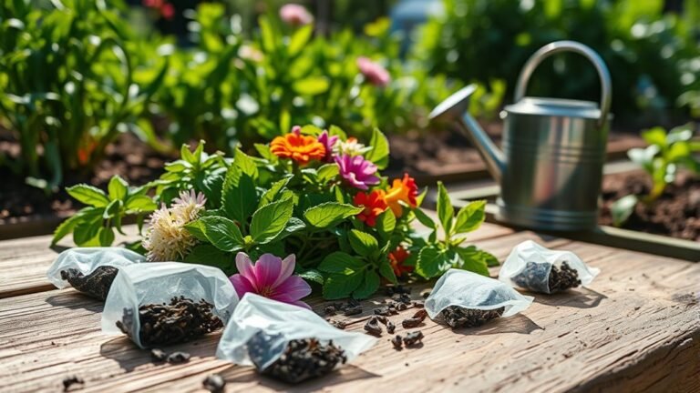 tea bags benefit gardening