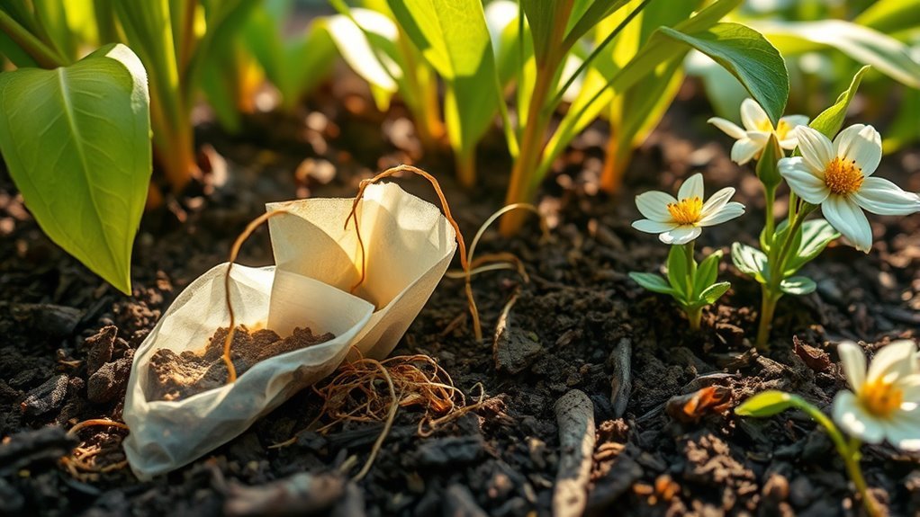 tea bags enrich soil naturally
