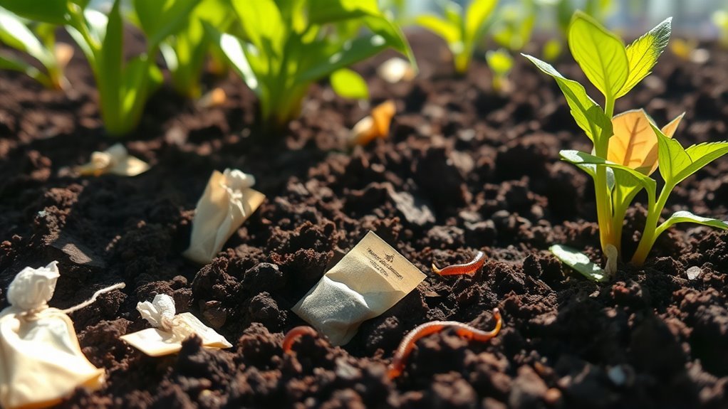 tea bags enrich soil naturally